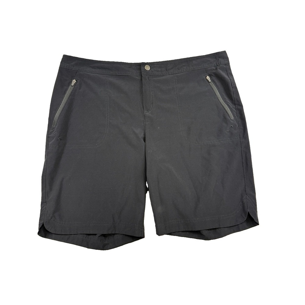 Title Nine Women's Black Rogue Shorts Size 14 Preppy Gorpcore Outdoor Minimal